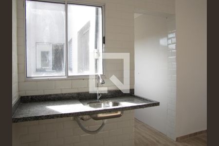 Sala/Cozinha de apartamento para alugar com 1 quarto, 35m² em Vila Guilhermina, São Paulo