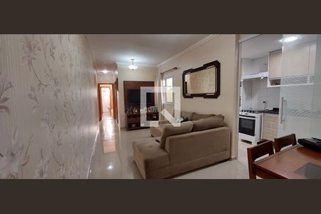 Sala de apartamento para alugar com 2 quartos, 64m² em Vila Gilda, Santo André