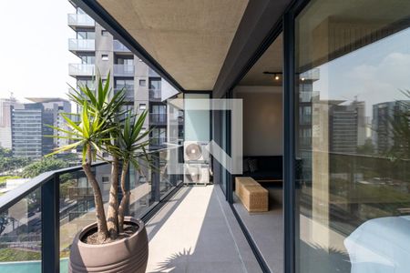 Studio para alugar com 45m², 1 quarto e 1 vaga Studio para alugar com 45m², 1 quarto e 1 vagaVaranda