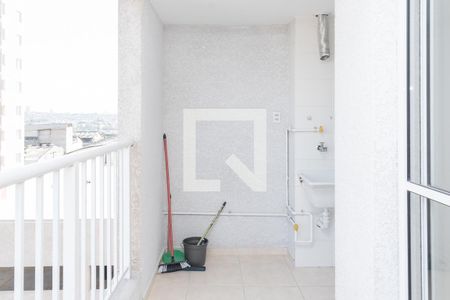 Varanda da Sala de apartamento para alugar com 2 quartos, 55m² em Vila São João, Guarulhos