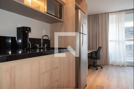 Studio à venda com 28m², 1 quarto e sem vagaCozinha