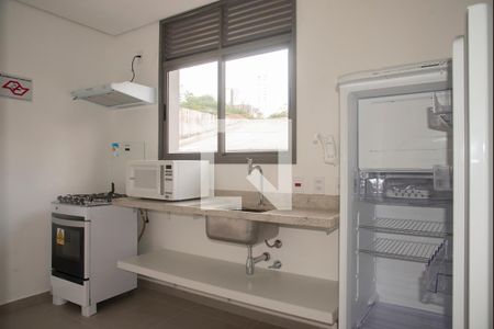 Studio à venda com 28m², 1 quarto e sem vagaÁrea comum - Espaço Gourmet