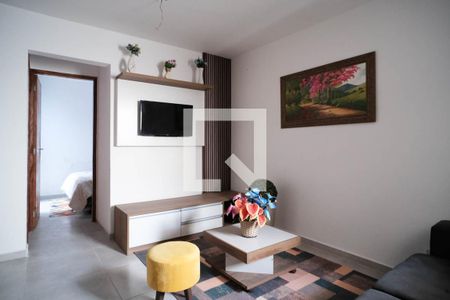 Sala/Cozinha de apartamento à venda com 1 quarto, 37m² em Jardim Nordeste, São Paulo