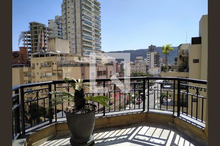 Varanda da Sala de apartamento para alugar com 3 quartos, 180m² em Balneario Guarujá, Guarujá