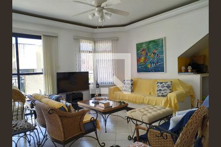 Sala de apartamento para alugar com 3 quartos, 180m² em Balneario Guarujá, Guarujá