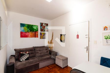 Sala de apartamento à venda com 1 quarto, 34m² em Menino Deus, Porto Alegre