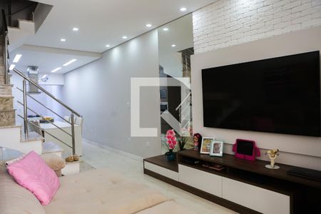 Sala de casa à venda com 2 quartos, 120m² em Bangú, Santo André