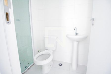 banheiro de kitnet/studio à venda com 1 quarto, 32m² em Vila Isolina Mazzei, São Paulo