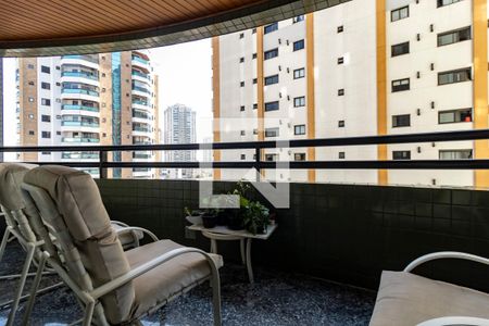 Varanda da Sala de apartamento à venda com 3 quartos, 125m² em Vila Regente Feijó, São Paulo