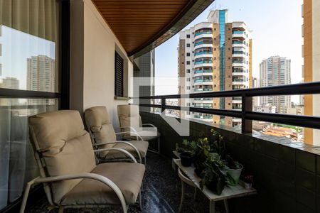 Varanda da Sala de apartamento à venda com 3 quartos, 125m² em Vila Regente Feijó, São Paulo