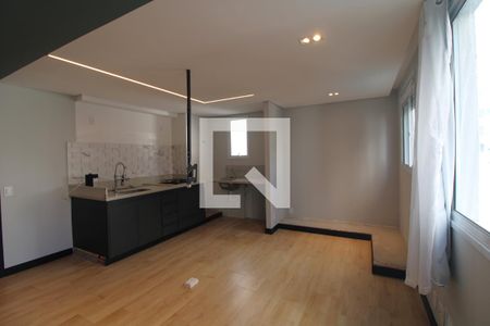 Sala de apartamento à venda com 1 quarto, 34m² em Jardim Taquaral, São Paulo