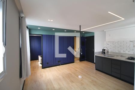 Sala de apartamento à venda com 1 quarto, 34m² em Jardim Taquaral, São Paulo