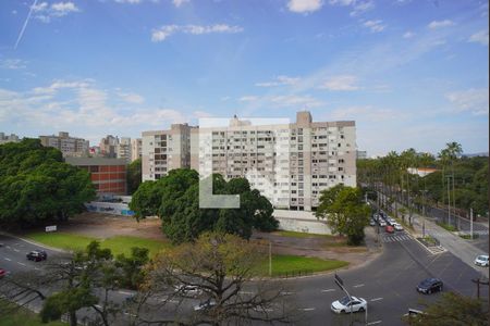 Sala - Vista de apartamento à venda com 3 quartos, 90m² em Bom Fim, Porto Alegre