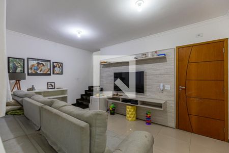Sala de apartamento à venda com 2 quartos, 108m² em Jardim Ocara, Santo André