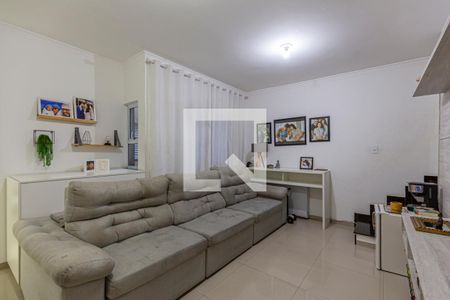 Sala de apartamento à venda com 2 quartos, 108m² em Jardim Ocara, Santo André
