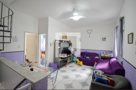 Sala de casa de condomínio à venda com 3 quartos, 105m² em Vila Isabel, Rio de Janeiro