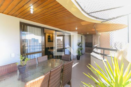 Varanda da Sala de apartamento à venda com 3 quartos, 193m² em Vila Andrade, São Paulo