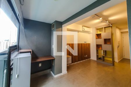 Studio para alugar com 25m², 1 quarto e sem vagastudio varanda