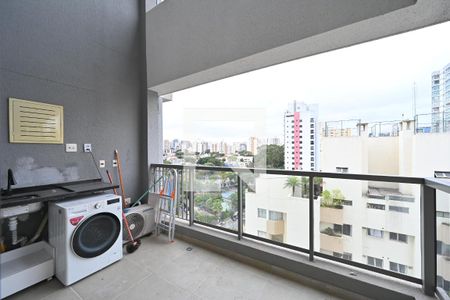 Varanda de apartamento à venda com 1 quarto, 43m² em Vila Clementino, São Paulo