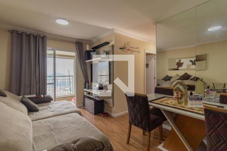 Sala de apartamento à venda com 3 quartos, 72m² em Jardim Maria Rosa, Taboão da Serra
