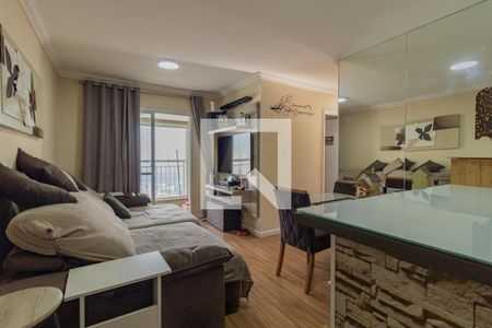 Sala de apartamento à venda com 3 quartos, 72m² em Jardim Maria Rosa, Taboão da Serra