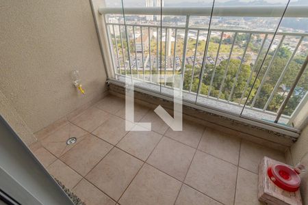 Varanda da Sala de apartamento à venda com 3 quartos, 72m² em Jardim Maria Rosa, Taboão da Serra