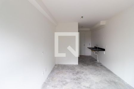 Sala/Quarto de apartamento para alugar com 1 quarto, 28m² em Brooklin Paulista, São Paulo