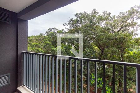 Varanda Sala/Quarto de apartamento à venda com 1 quarto, 30m² em Brooklin Paulista, São Paulo