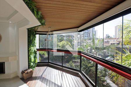 Sala - Varanda de apartamento à venda com 3 quartos, 138m² em Jardim Anália Franco, São Paulo