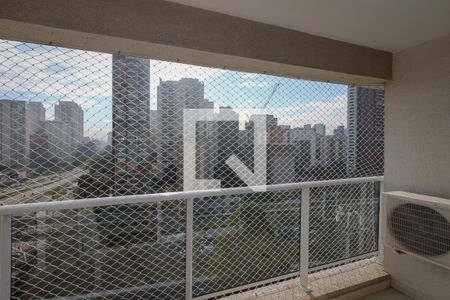 Varanda de apartamento para alugar com 1 quarto, 38m² em Brooklin, São Paulo
