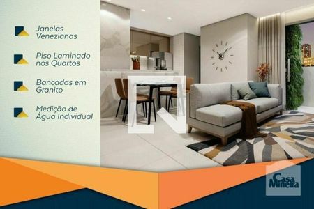 Apartamento à venda com 3 quartos, 106m² em Santa Branca, Belo Horizonte