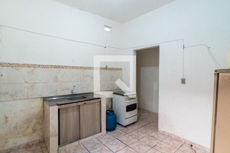Cozinha de casa para alugar com 1 quarto, 40m² em Jardim Oriental, São Paulo