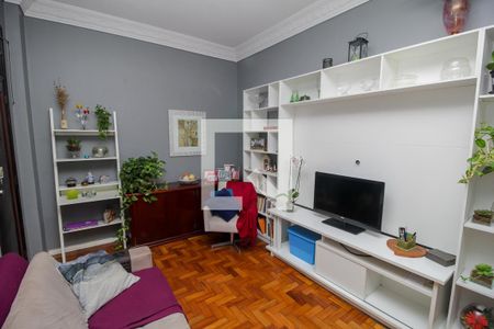 Sala de apartamento à venda com 2 quartos, 49m² em Botafogo, Rio de Janeiro
