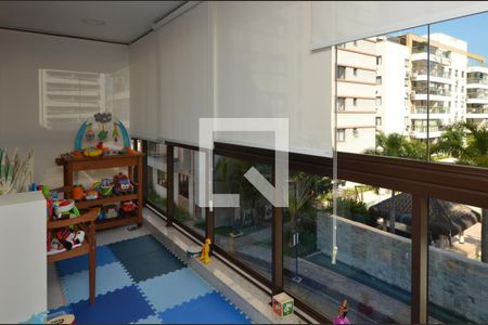 Varanda de apartamento à venda com 4 quartos, 119m² em Recreio dos Bandeirantes, Rio de Janeiro