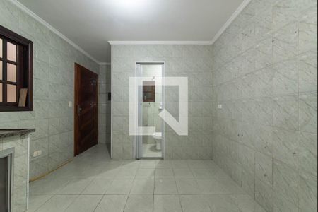 Cozinha de casa para alugar com 1 quarto, 35m² em Santa Paula, São Caetano do Sul