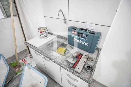 Sala e Cozinha - Torneira de kitnet/studio à venda com 1 quarto, 28m² em Ipiranga, São Paulo