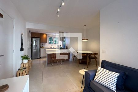 Sala de apartamento para alugar com 2 quartos, 70m² em Indianópolis, São Paulo