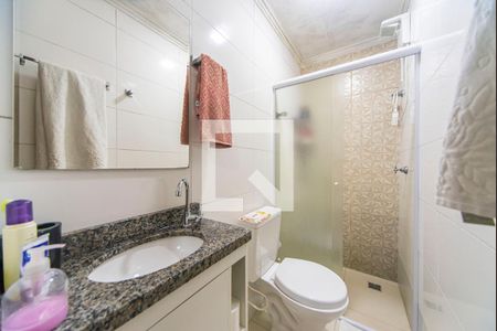 Banheiro do Quarto 1 de apartamento à venda com 2 quartos, 84m² em Vila Guarará, Santo André