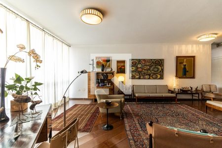 Sala  de apartamento à venda com 3 quartos, 182m² em Santa Cecília, São Paulo