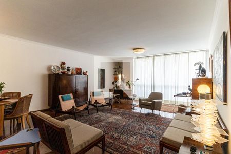 Sala  de apartamento à venda com 3 quartos, 182m² em Santa Cecília, São Paulo