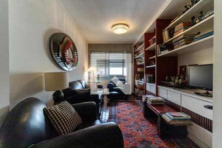 Sala de TV de apartamento à venda com 3 quartos, 182m² em Santa Cecília, São Paulo