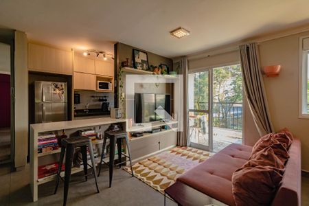 Apartamento para alugar com 136m², 1 quarto e 2 vagasSala
