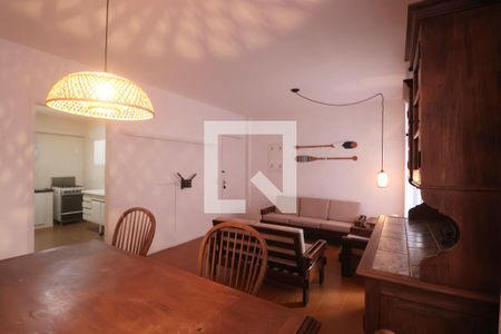 Sala de apartamento para alugar com 2 quartos, 97m² em Jardim Tres Marias, Guarujá