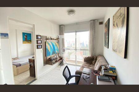 Sala  de apartamento à venda com 1 quarto, 32m² em Brás, São Paulo