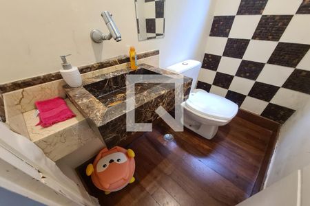 Casa à venda com 125m², 3 quartos e 6 vagasLavabo da sala