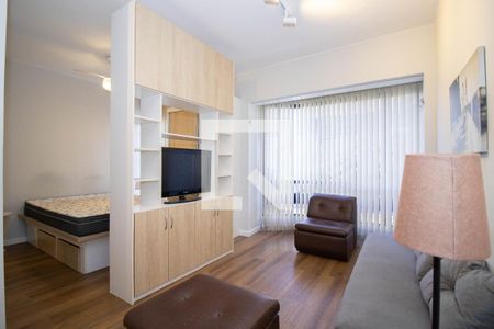 Sala de TV de kitnet/studio para alugar com 1 quarto, 34m² em Ccsw 5, Brasília
