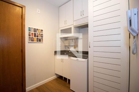 Studio para alugar com 34m², 1 quarto e 1 vaga Studio para alugar com 34m², 1 quarto e 1 vagaCozinha e Área de Serviço