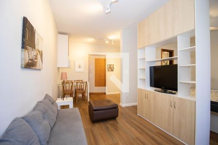 Sala de TV de kitnet/studio para alugar com 1 quarto, 34m² em Ccsw 5, Brasília