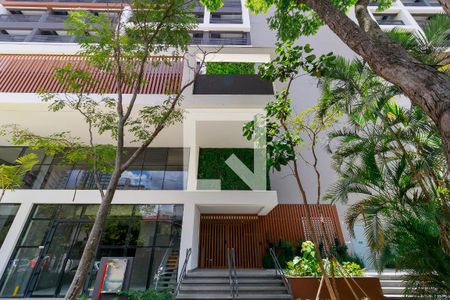 Studio para alugar com 26m², 1 quarto e sem vaga Studio para alugar com 26m², 1 quarto e sem vagaFachada