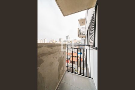 Varanda da Sala de apartamento à venda com 2 quartos, 37m² em Vila Valparaiso, Santo André